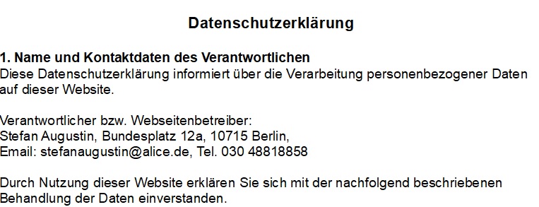 Datenschutz